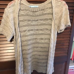 Short sleeve cardigan